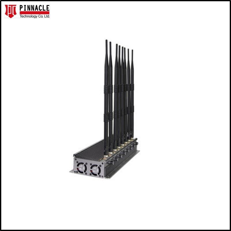 強力な8つのアンテナ ジャマー ロジャック GPS WiFi VHF UHF 携帯電話 そしてWiFiブロッカー 80W
