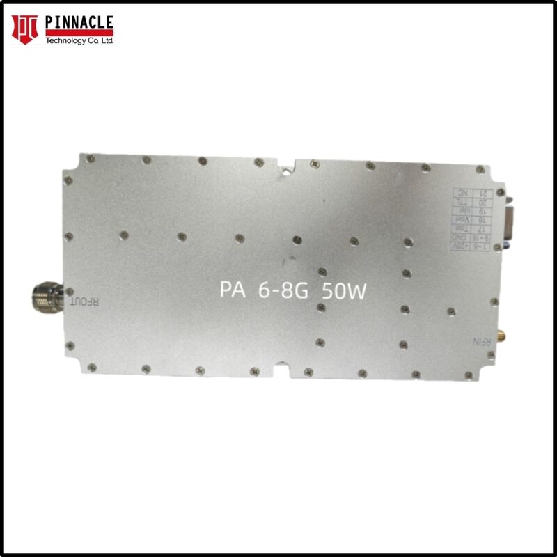 High-Power WiFi 6E 5925 - 7125MHz RF Jammer Amplifier Module with 50W 100W output