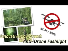 銃形 8周波数 UAV/ドローンジャマー 内装バッテリー 1.5kmまで